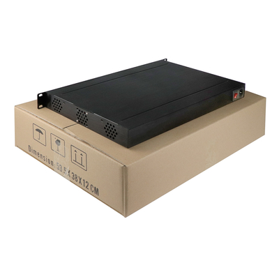 24 Portos Gigabit L2 Managed Switch 12 rj45 12 sfp 1U Rack-mount Ethernet Switch OEM/ODM
