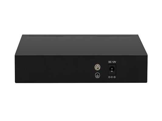 Switch Ethernet 5 Portas 2.5G Uplink Fibra 10G Não Gerenciado Detecção Automática Velocidade de Rede CE