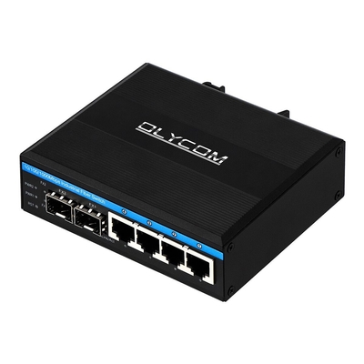 10/100/1000mbps Gigabit gerido POE switch com 2 sfp slot din rail Ethernet switch