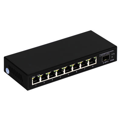 9 Portos Não gerenciados 2.5G Ethernet Switch com 10G Uplink SFP Port e 60Gbps Backplane Bandwidth