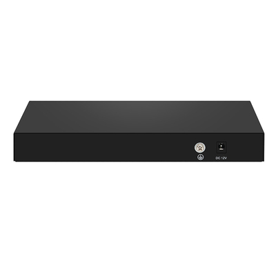 8 portas 10G Fiber Switch 1G 2.5G Compatível Não gerenciado DC12V Input Baseado em Realtek