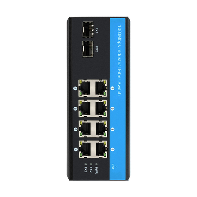 Gigabit 8 porta POE switch não gerenciado POE switch 6 x Gigabit PoE + portas 2 x 1.25G SFP Fibra portas 240W para uso externo