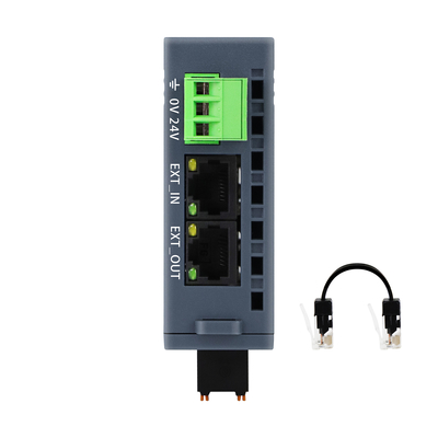 EtherCAT bus PLC IO Module Remote EtherCAT acoplador extensível 16DI+16DO Din-rail I/O Module