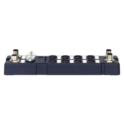 Interruptor Ethernet Industrial Gerenciado Gigabit à Prova d'Água IP67 com 8 Portas M12 Ferroviário para Automação Externa