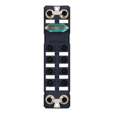 Interruptor Ethernet Industrial Gerenciado Gigabit à Prova d'Água IP67 com 8 Portas M12 Ferroviário para Automação Externa