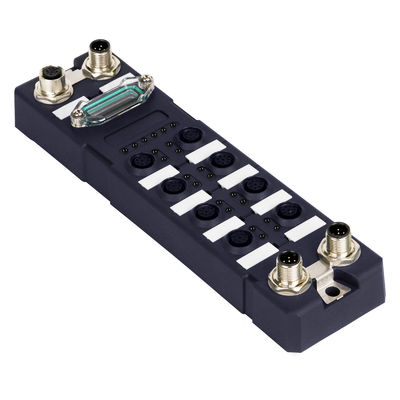 Interruptor Ethernet Industrial Gerenciado Gigabit à Prova d'Água IP67 com 8 Portas M12 Ferroviário para Automação Externa