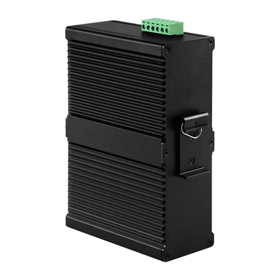 8-Port PoE Gigabit Ethernet Switch L2 gerenciado com entrada DC48V e grau de proteção IP40