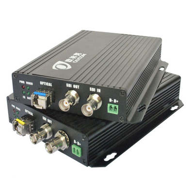 Conversor de vídeo de fibra SDI para transceptor de fibra óptica SM LC 20 km