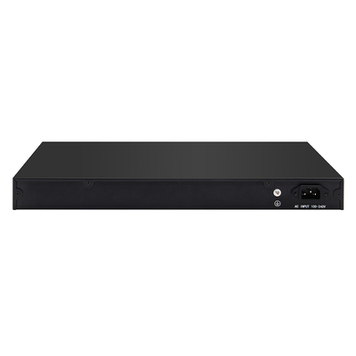 24 portas 2.5G Ethernet L3 Switch gerenciado com 10G Fiber Uplink Single AC Input