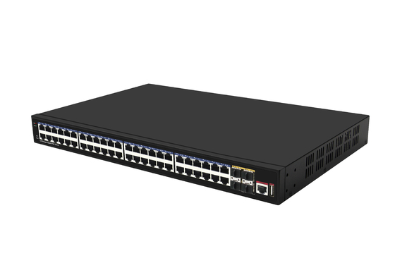 48 Portos 10G Poe Switch L3 Ethernet gerenciado com 48*Gigabit Poe Ports + 4*10G Sfp+ Ports