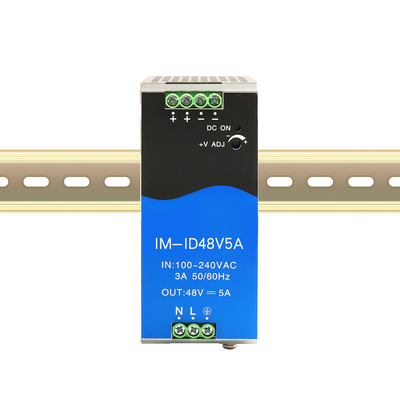 Olycom Industrial 240W Fornecimento de energia Din Rail DC48V Saída 5A DC ajustável
