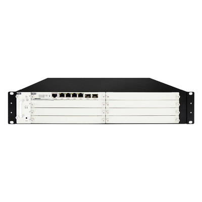 Sistema de transmissão óptica DWDM 19" 2U com EDFA OTU Cartão DCM Sistema de transmissão Wdm