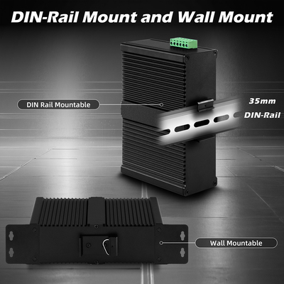 16 Portes gerenciados Industrial Ethernet Switch 8RJ45 + 8SFP POE Switch com 4 * RS485 + 2 * CAN BUS