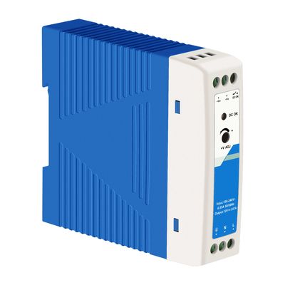 12V Din Fornecimento de energia 20W 1.67A Entrada AC/DC de plástico CE UL Lista de grau industrial