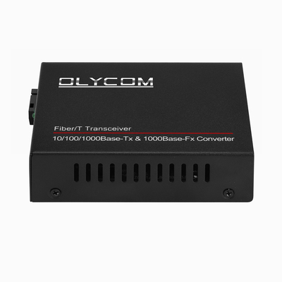Fast Ethernet Fiber Optic Ethernet Converter 10/100M Transceptor bidirecional de modo único SC para RJ45 20 km