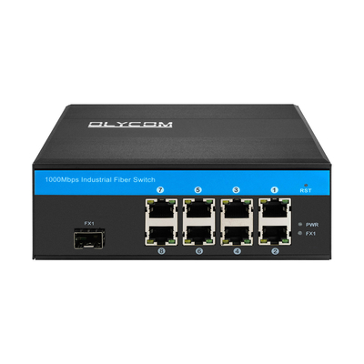 8 portas Gigabit Switch Industrial Ethernet Switch IP40 OEM Fábrica