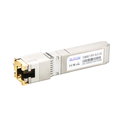 10G Copper RJ-45 SFP+ 10GBase-T Transceiver Transceptor de cobre RJ45 30m