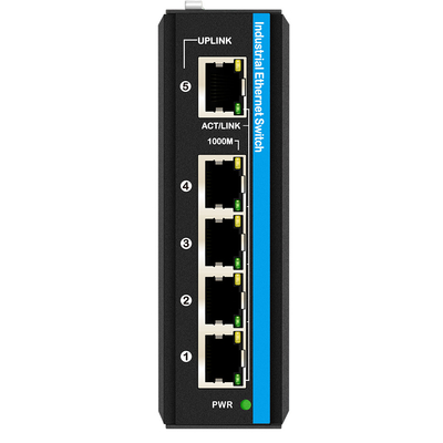 Comutador PoE com energia solar ou bateria de 4 portas Gigabit Network Dual 12V/24V/48VDC Input CE