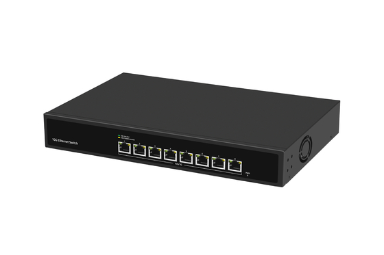 8 Portos 10G Ethernet Switch 8*10G Ethernet Portos Suporte 100/1000M/2500M/5G/10G