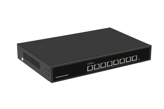 8 Portos 10G Ethernet Switch 8*10G Ethernet Portos Suporte 100/1000M/2500M/5G/10G