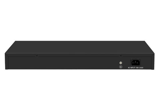 Preço de fábrica Switch 10G 24 Port Ethernet Fiber Switch Desktop L3 Switch de rede gerenciado AC100-240V 1U Rack