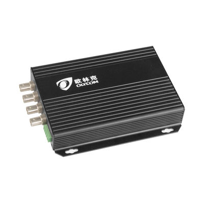 4-Channel Standard Definition Analog BNC para Fibra com Conversor Óptico de Vídeo RS485 20KM