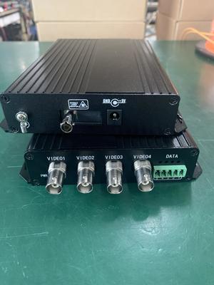 4-Channel Standard Definition Analog BNC para Fibra com Conversor Óptico de Vídeo RS485 20KM