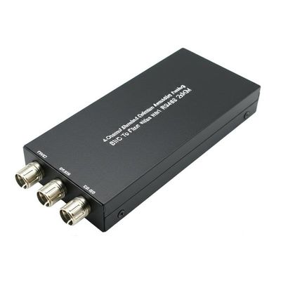 4-Channel Standard Definition Analog BNC para Fibra com Conversor Óptico de Vídeo RS485 20KM