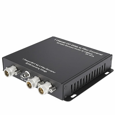 Conversor de Vídeo DVI para Fibra Óptica de 1 Canal Transmissão de Dados do Centro de Controle para a Câmera DC 5V1A Tensão de Operação