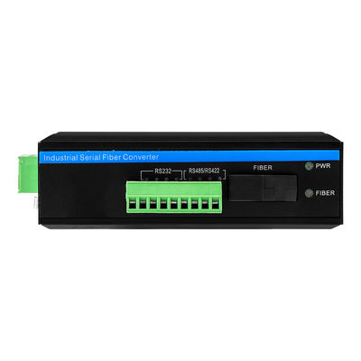 Conversor óptico industrial RS485 RS422 RS485 Serial para conversor de mídia de fibra Modem de fibra óptica