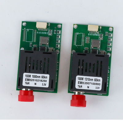 Modulo óptico de drones NDAA CE Compliant TTL Data FC/ST/SC Fibra20KM/40KM/60KM/80KM