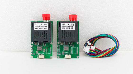 Módulo de Dron de Fibra Óptica de 80km, Transceptor Óptico UAV com Vídeo Analógico de 1 Canal e Dados TTL de 1 Canal para Plataformas UAV DC 5.5-26V