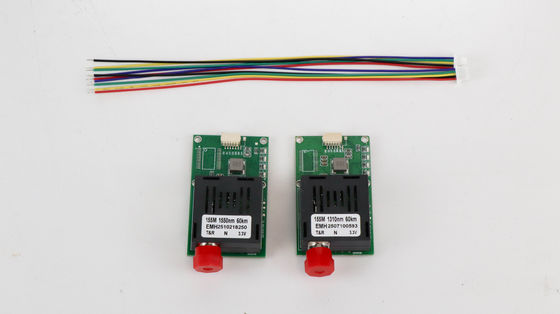 Módulo de Dron de Fibra Óptica de 80km, Transceptor Óptico UAV com Vídeo Analógico de 1 Canal e Dados TTL de 1 Canal para Plataformas UAV DC 5.5-26V