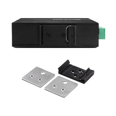 6 Port Industrial Edge Switch 10/100Mbps SFP Fibra Não Gerenciado Montagem DIN CE