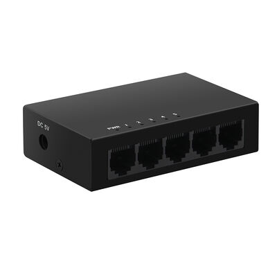 5-Port Gigabit Ethernet Switch 10/100/1000Mbps Unmanaged Desktop Metal Case CE