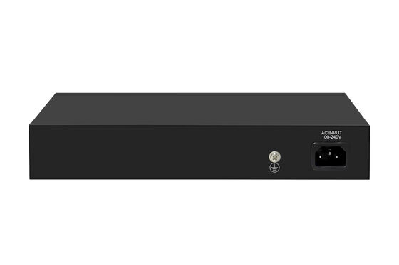 Switch Ethernet Gigabit de 24 portas com modos inteligentes, tipo desktop sem ventoinha, entrada AC