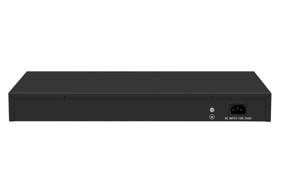 24 Port Gigabit Fiber Network Switch Gerenciável Smart VLAN & Modo Extensão Alimentado por AC