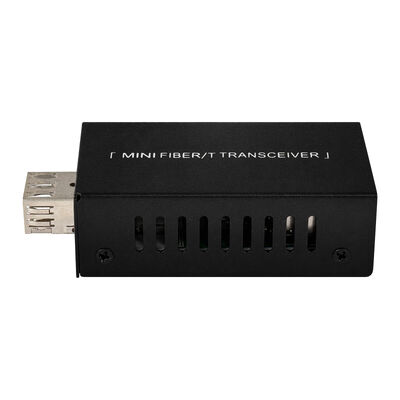 Mini Gigabit Fiber Optic Media Converter DC5V DC12V Compacto Tamanho 20KM Extensão CE