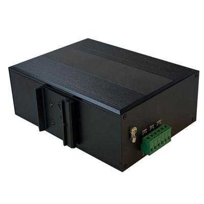 8 Port Industrial Managed PoE Switch 2.5G Fiber Din Rail 240W Apoio à Gestão PoE
