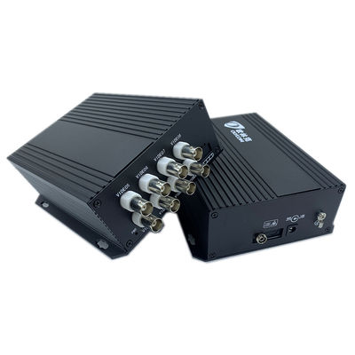 8 Portos Vídeo Análogo Digital Converter Óptico Multiplexer através de cabo coaxial DC5V