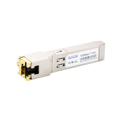 Transceptor de módulo Gigabit RJ45 SFP 10/100/1000BASE-T sobre Cat5