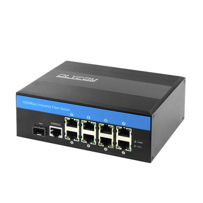 12VDC Industrial Switch 8 Port, IM-FS180GW Grau de Proteção Din Rail Ethernet Switch