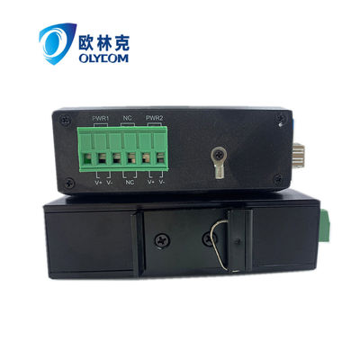 Conversor de mídia robusto Poe 15.4W 30W 10/100m Ethernet rápido Não gerenciado Ce Din Rail
