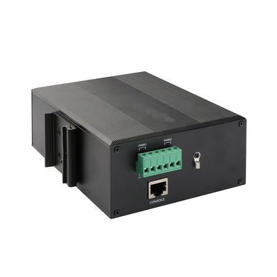 Porto controlado industrial do interruptor 8 do ponto de entrada da fibra ótica de IP40 1000Mbps com trilho do ruído