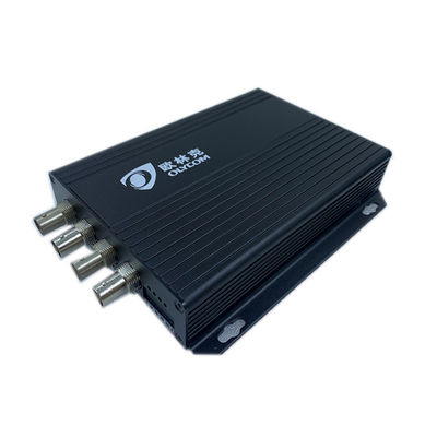 4 portas 1080P Video Over Ethernet Converter Multimodo de Fibra Coax 12V