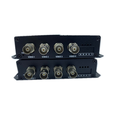 4 portas 1080P Video Over Ethernet Converter Multimodo de Fibra Coax 12V