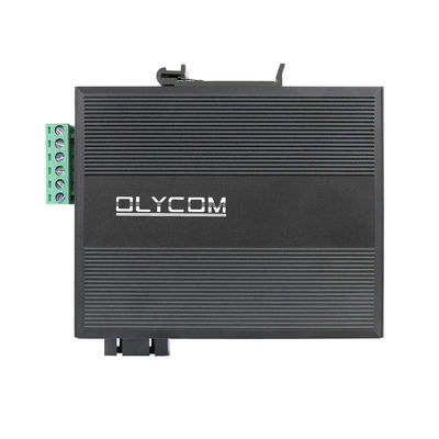 Conversor de mídia Ethernet rápido industrial SC Fibra fixa SM/MM Não gerenciada 6KV CE