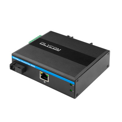 Conversor de mídia WDM de 20 km Ethernet rápido Rede industrial robusta Mini tamanho não gerenciado