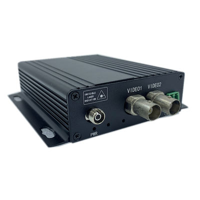 conversor ótico de Digitas do vídeo 2ch análogo na distância de funcionamento da fibra 80KM do milímetro
