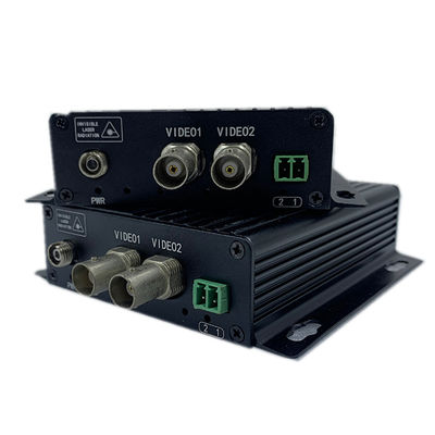 Conversor óptico de vídeo analógico RS485 RS422 Dados sobre extensão de fibra SM MM